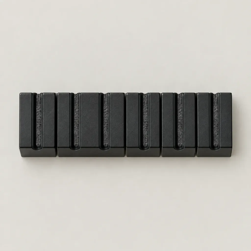 Aluminium Cable Weights (Set of 4) seen from above