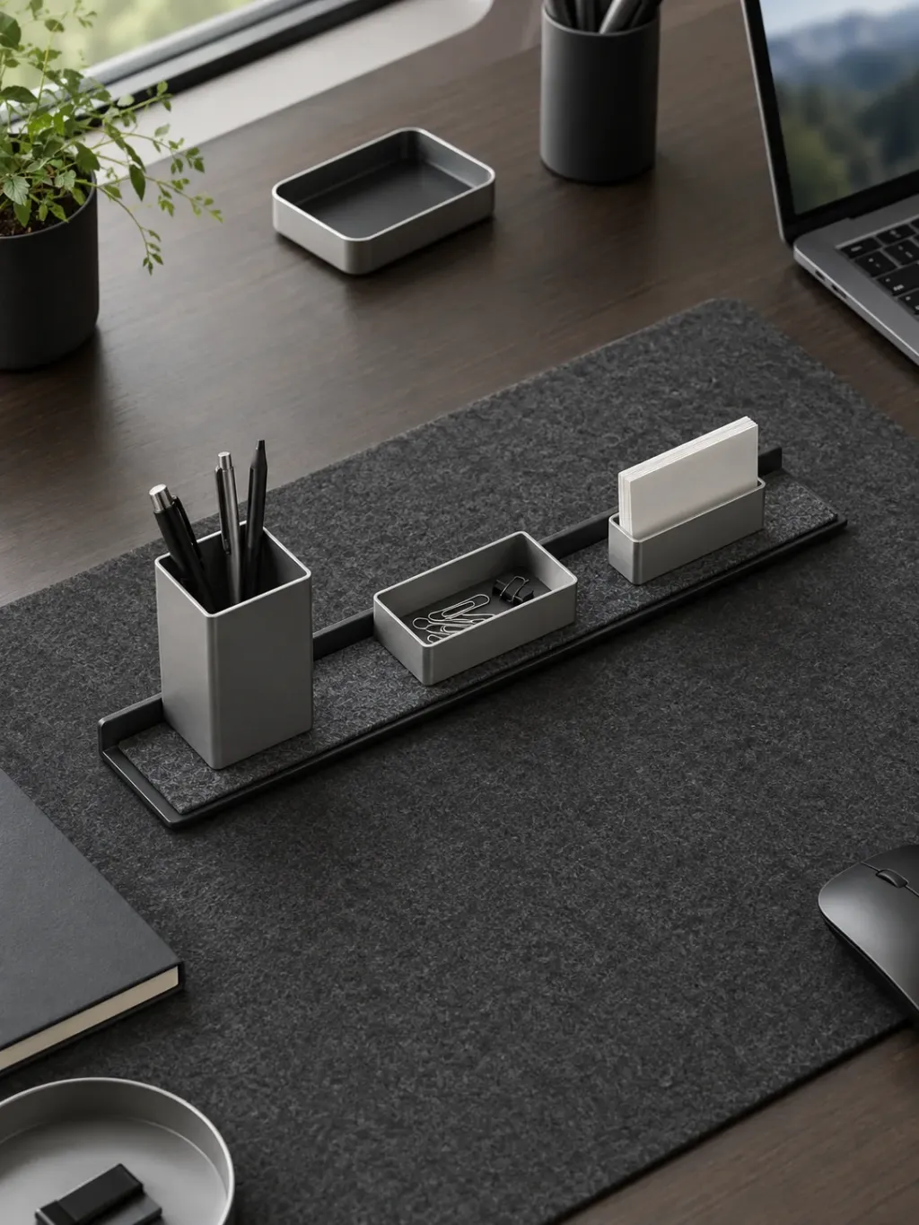 Base Rail 8×1 in use on a desk