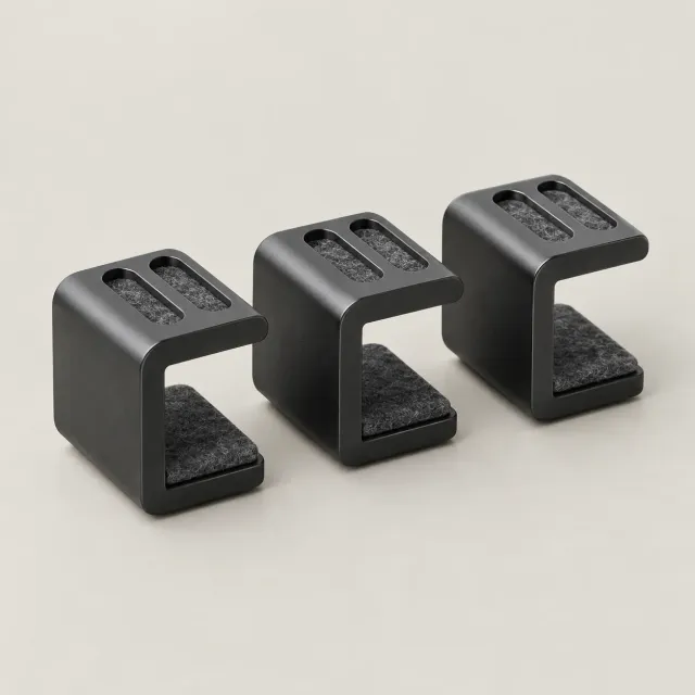 Desk-Edge Cable Clips (Set of 3)