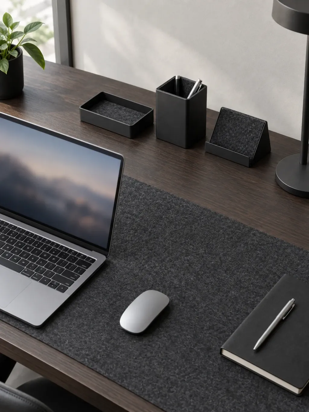 Desk Starter Set in use on a desk