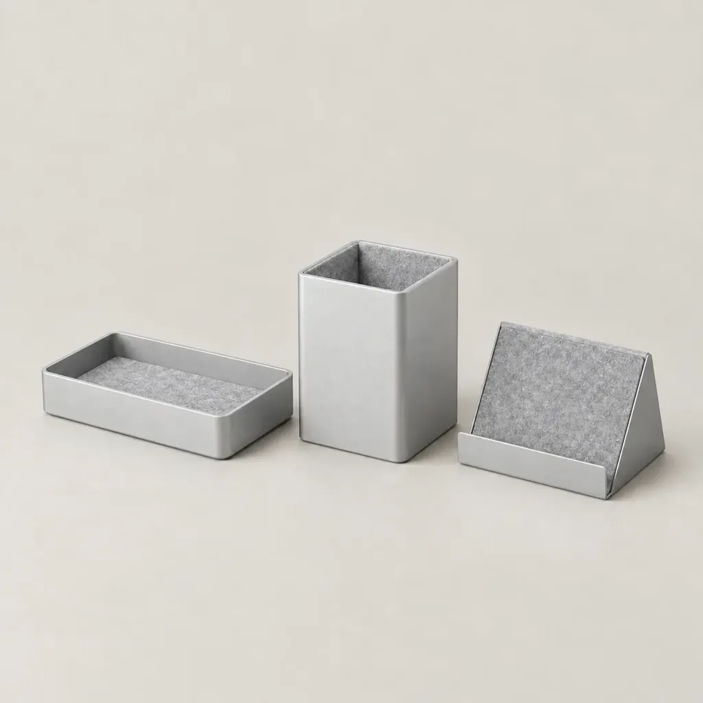 Desk Starter Set — Silver