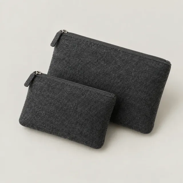Felt Cable Pouch Pair