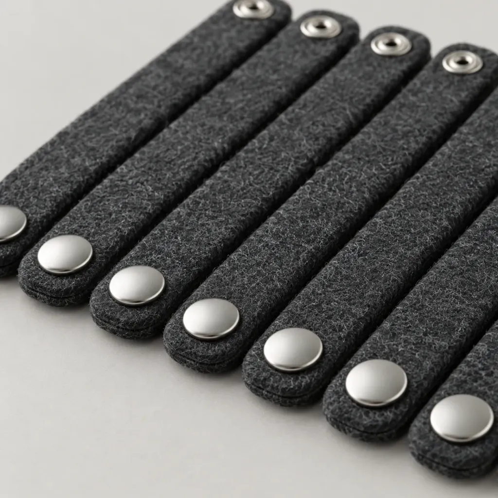 Felt Cable Ties (Set of 10), material detail