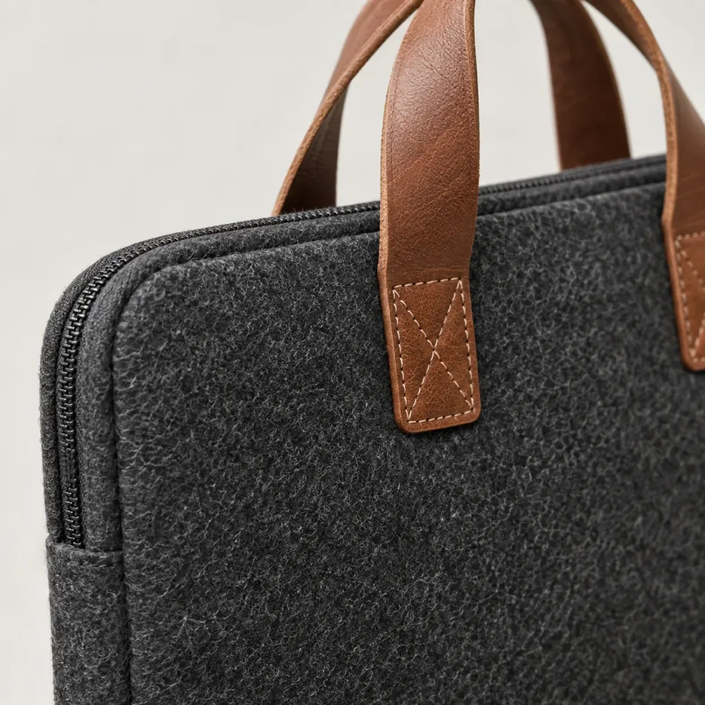 Felt Carry Sleeve, material detail