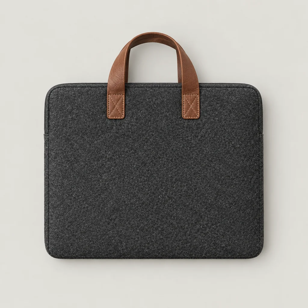 Felt Carry Sleeve seen from above