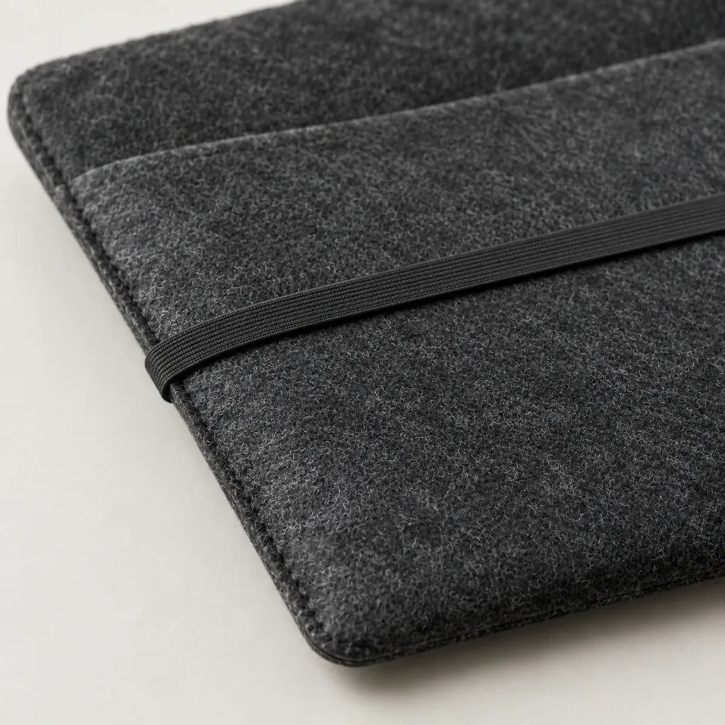 Felt Sleeve with Pocket, material detail