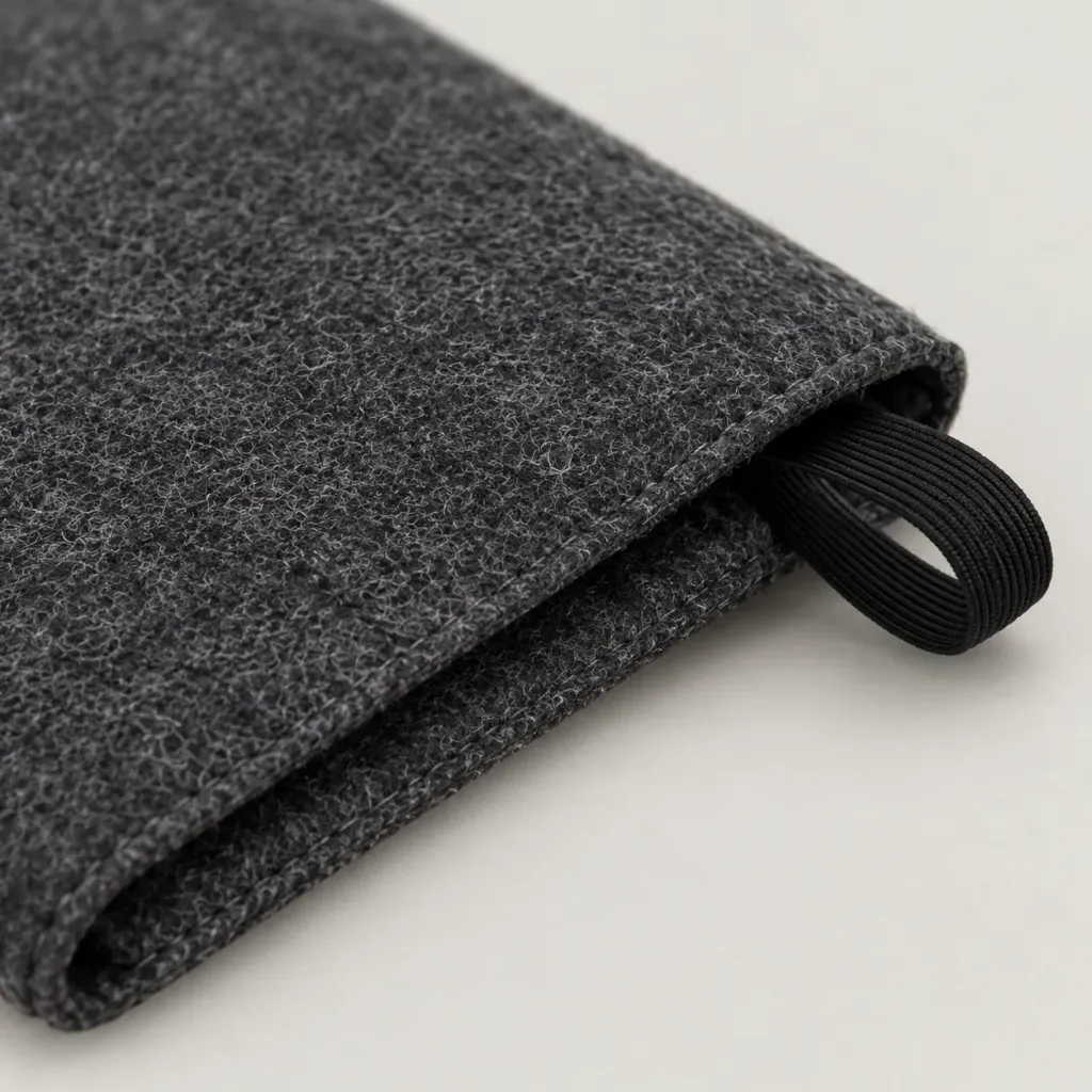 Felt Tablet Sleeve, material detail