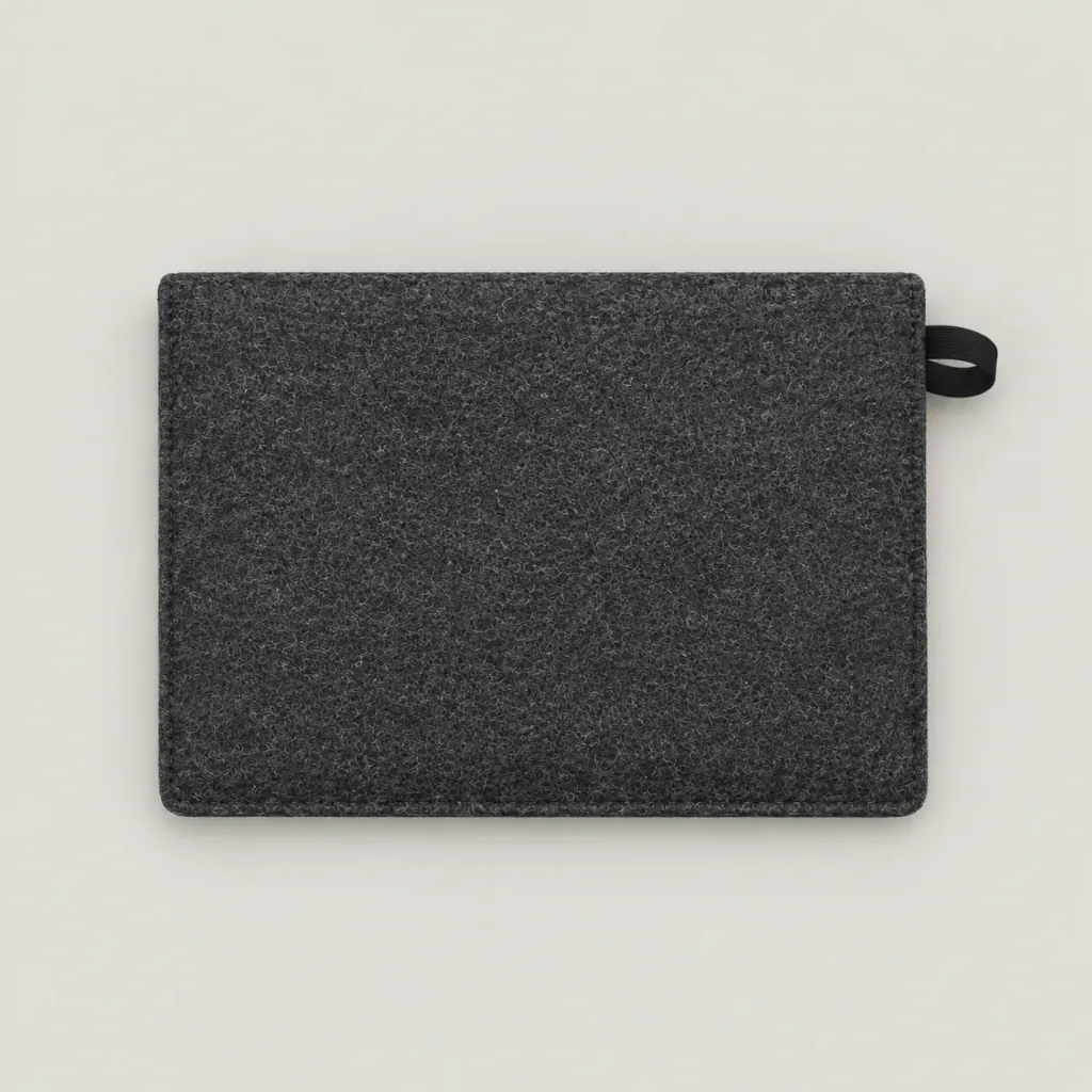 Felt Tablet Sleeve seen from above