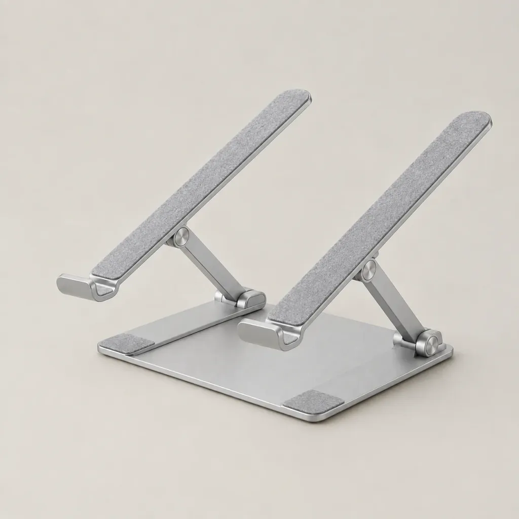 Folding Laptop Stand F2 — Silver