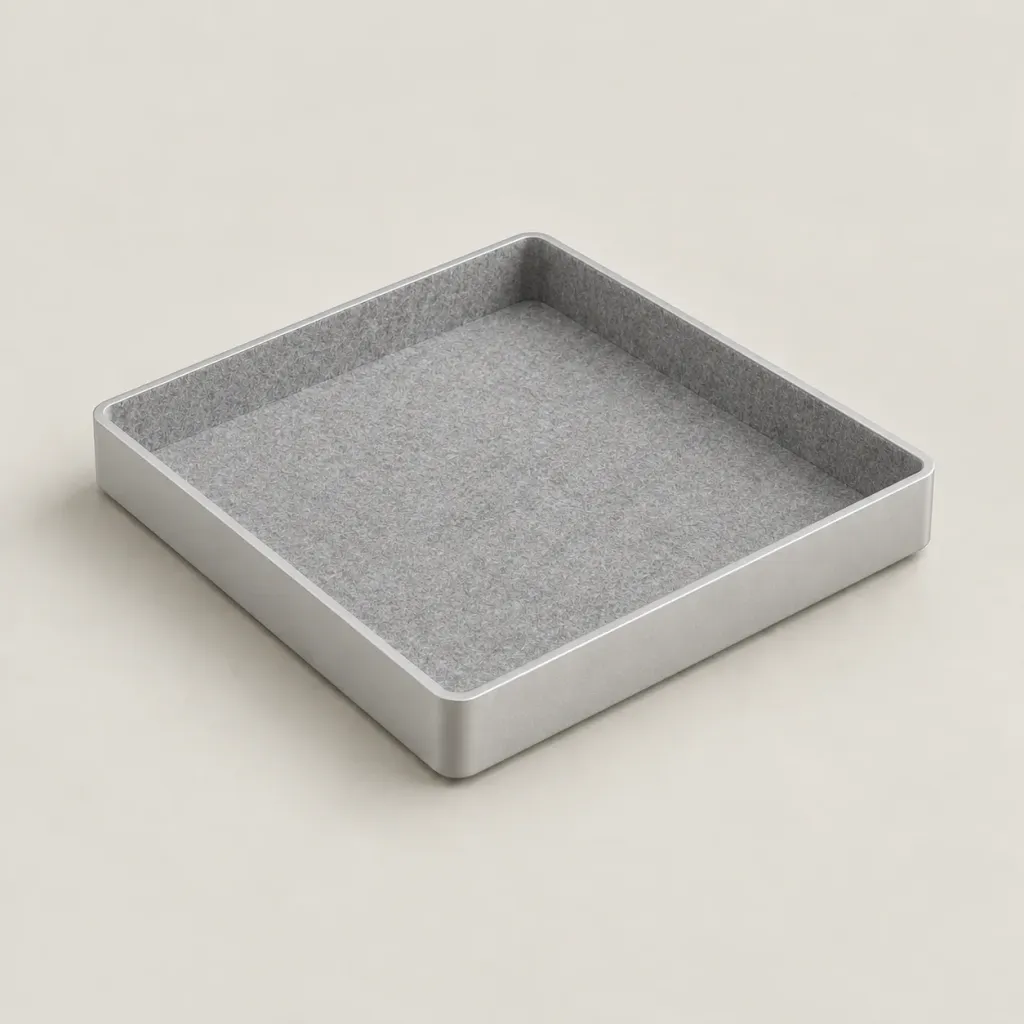 Grid Tray 2×2 — Silver