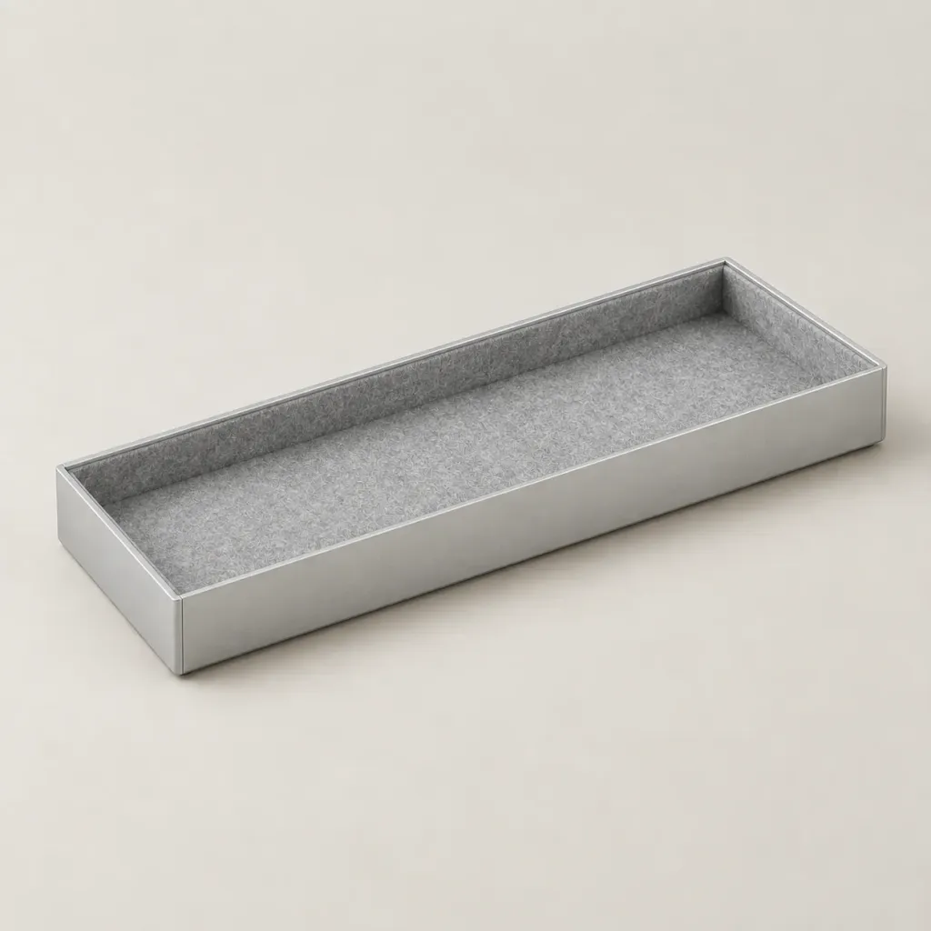 Grid Tray 4×2 — Silver