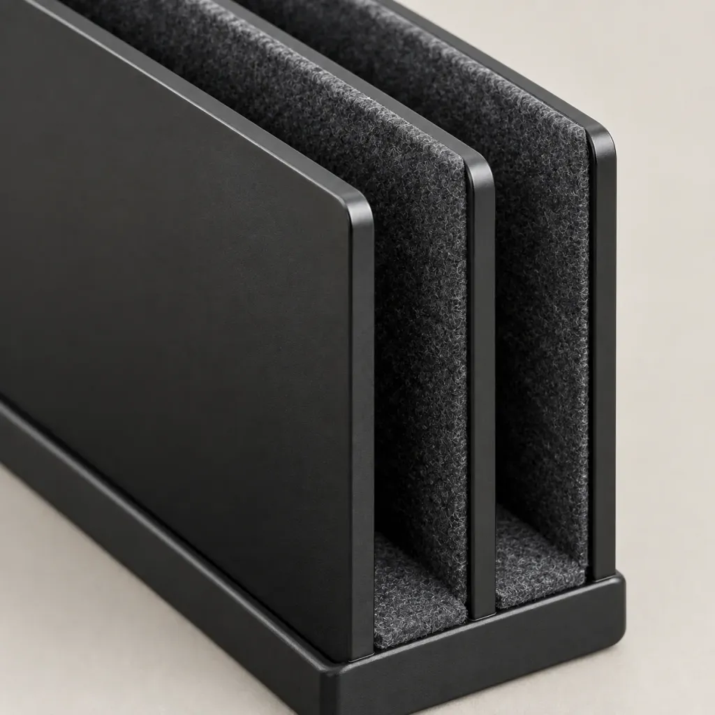 Letter Rack 4×1, material detail