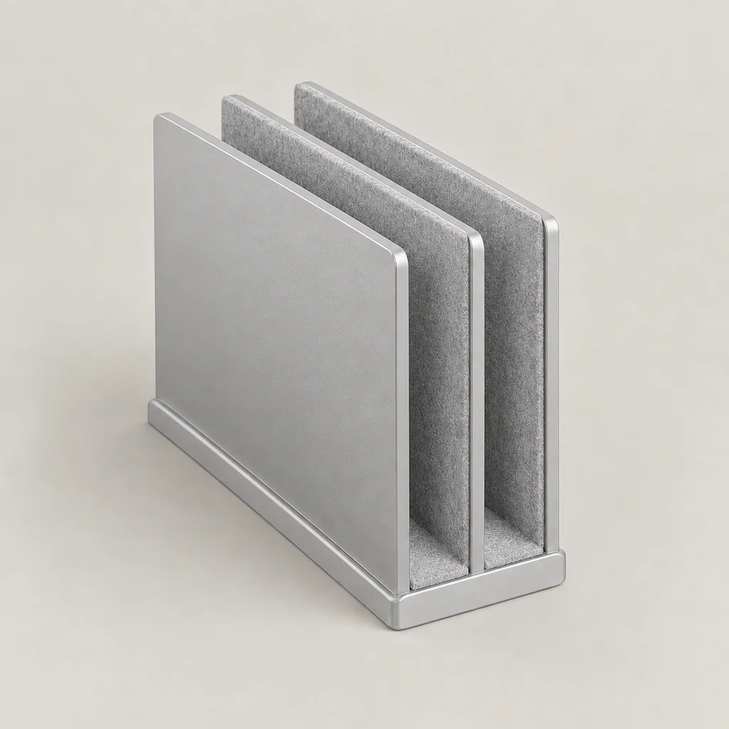 Letter Rack 4×1 — Silver