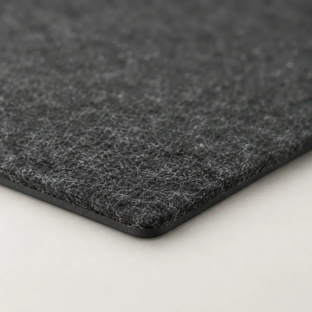 Merino Felt Desk Mat, material detail