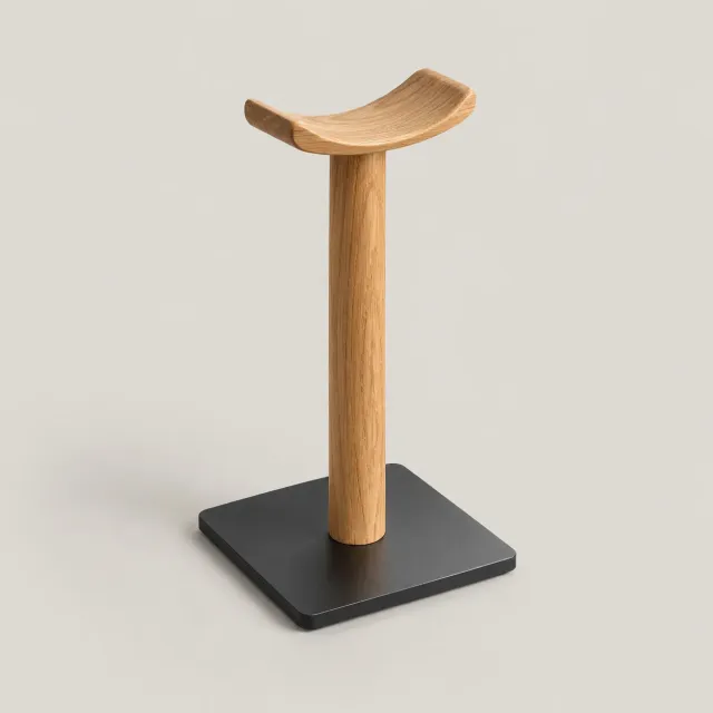 Oak Headphone Stand