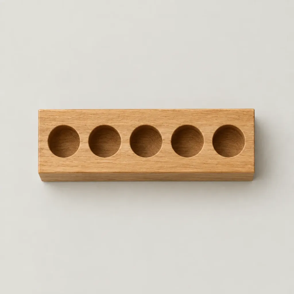 Oak Pen Block 2×1 seen from above