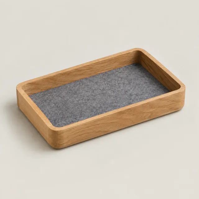 Oak Valet Tray 3×2