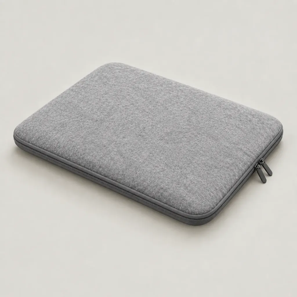 Padded Zip Sleeve — Fog