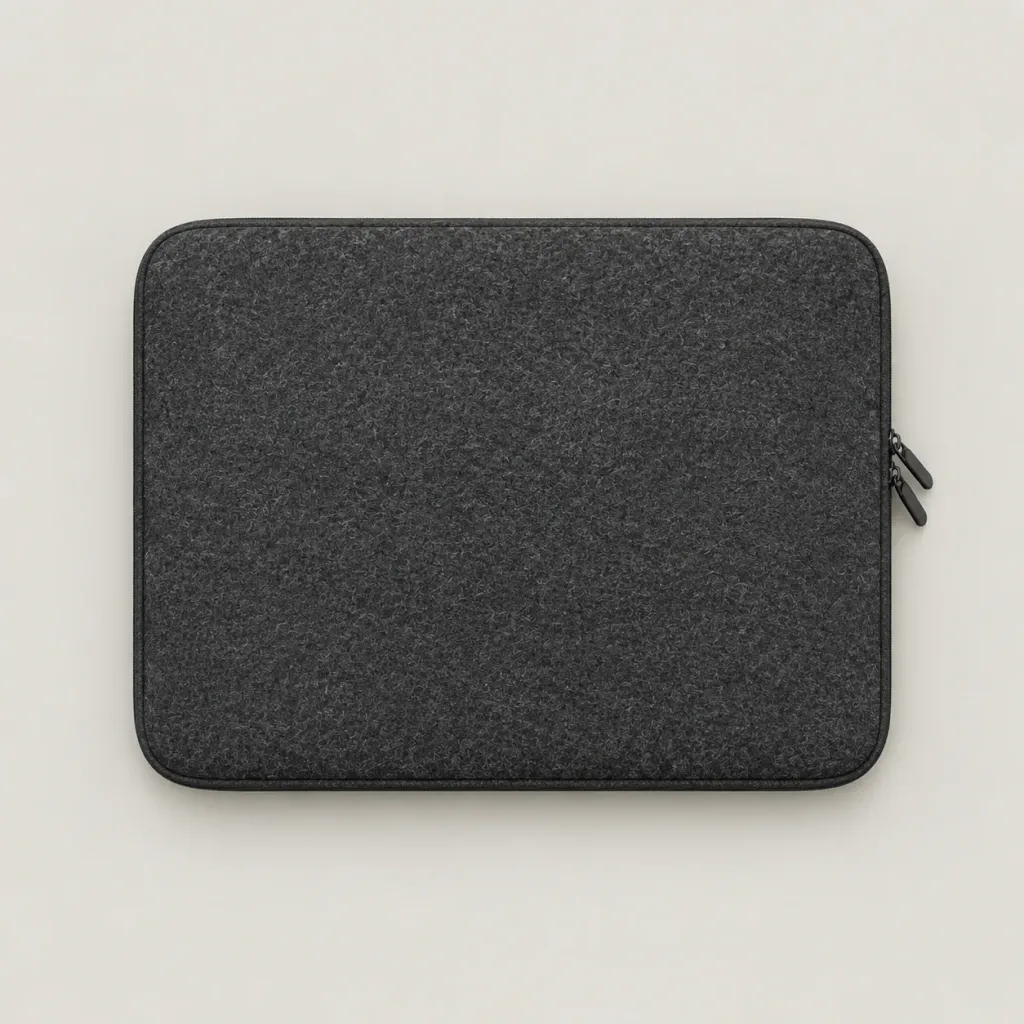 Padded Zip Sleeve seen from above