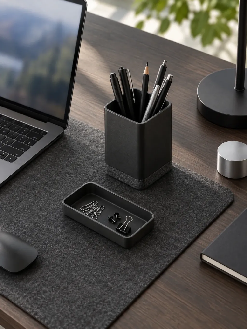Pen Cup 1×1 in use on a desk
