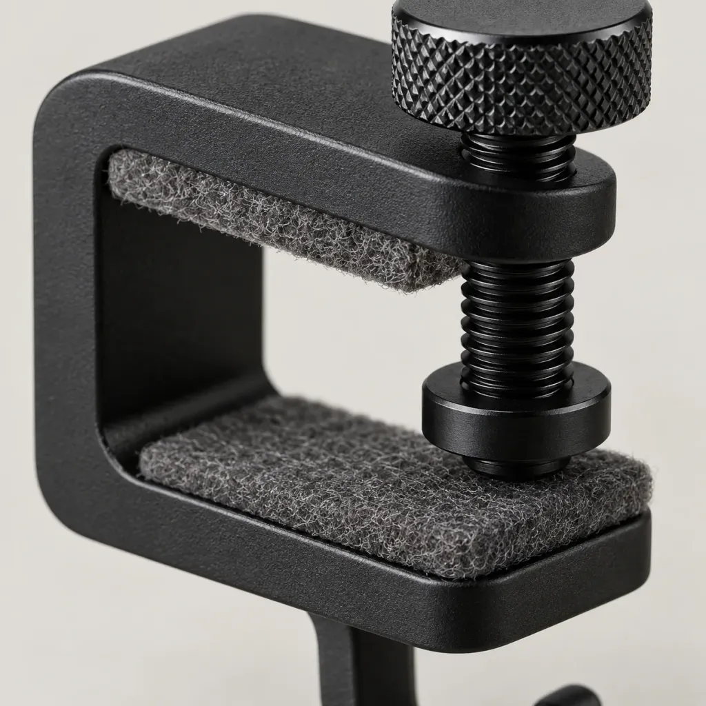 Under-Desk Headphone Hook, material detail