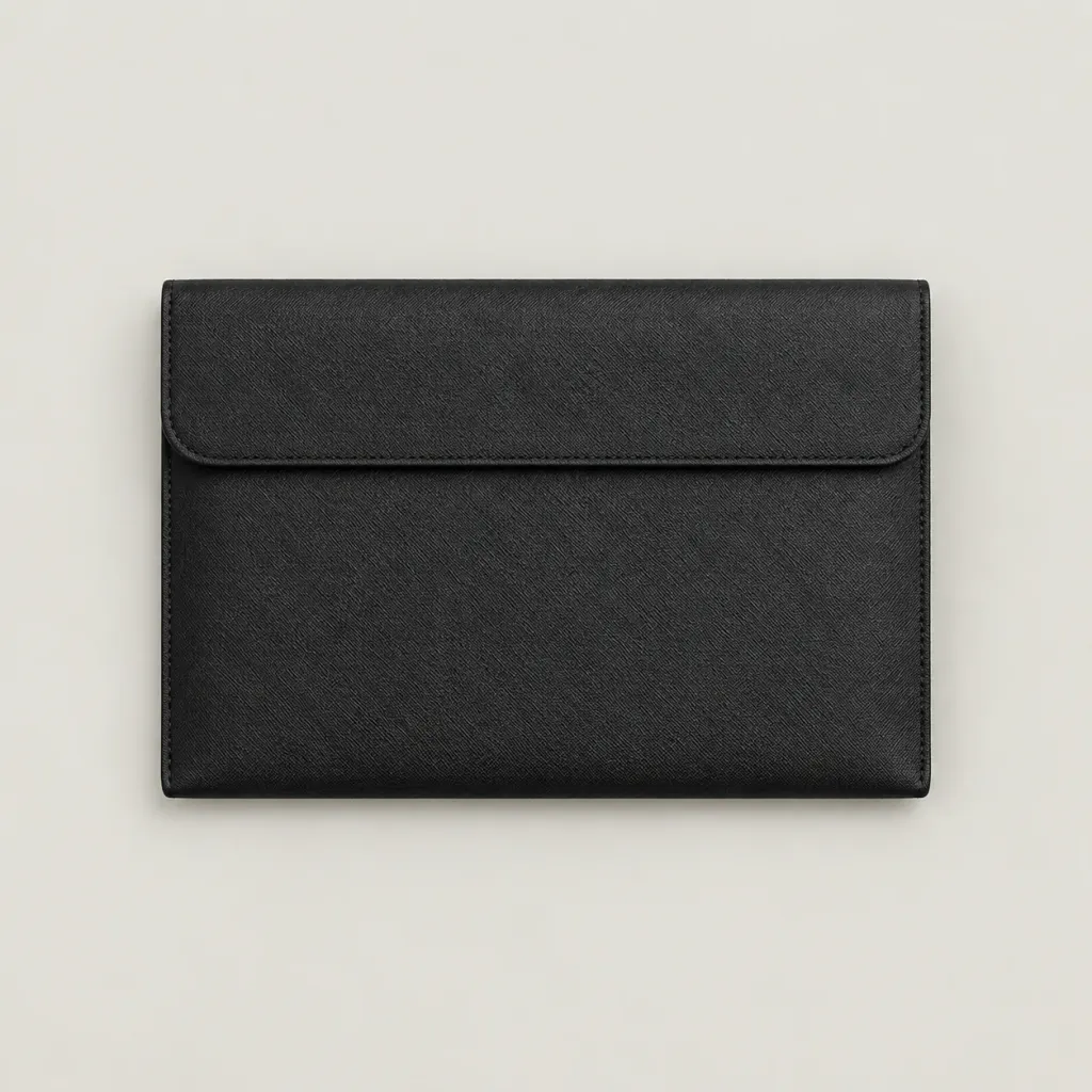 Vegan Leather Sleeve seen from above