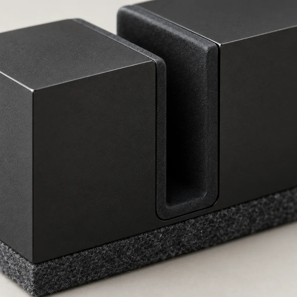 Vertical Laptop Dock V1, material detail