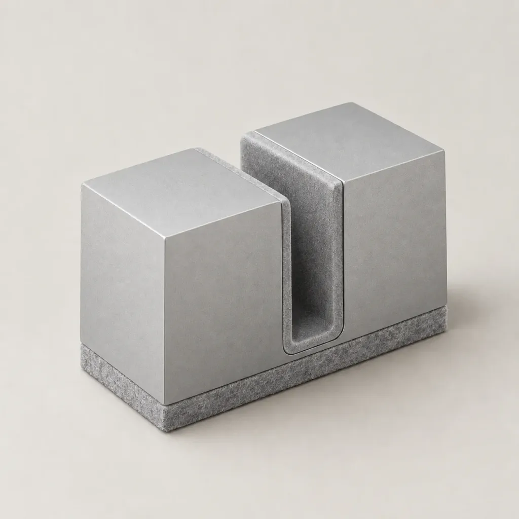 Vertical Laptop Dock V1 — Silver